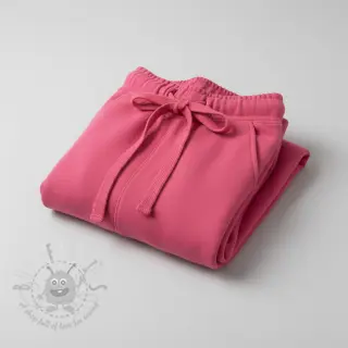 Geruwde sweaterstof JOGGING fuchsia