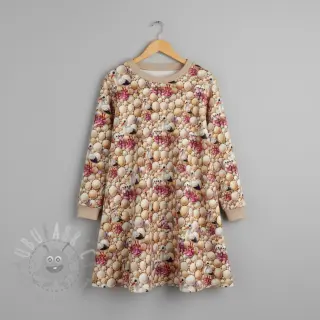 Sweaterstof Cutie pies design C digital print