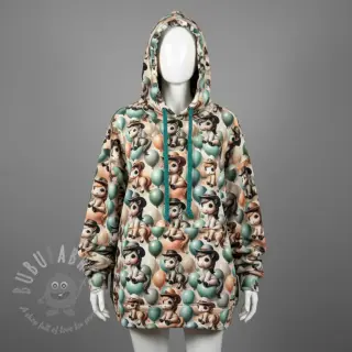 Sweaterstof Happy horse design B digital print