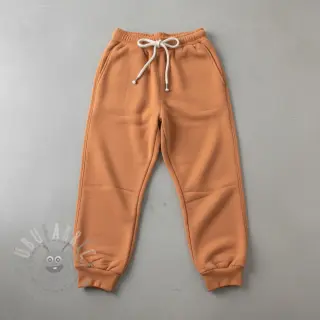 Geruwde sweaterstof JOGGING salmon