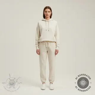 Sweaterstof met linnen SIMPLY NATURAL