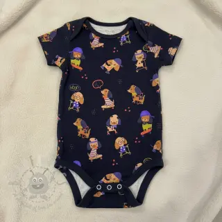 Tricot Dogs navy digital print