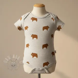 Tricot Bears light sand melange