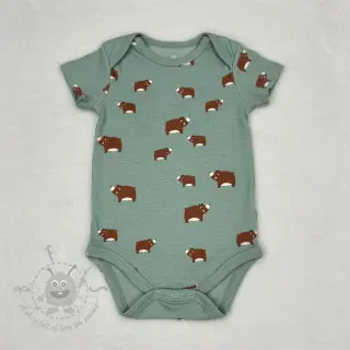 Tricot Bears dark mint melange