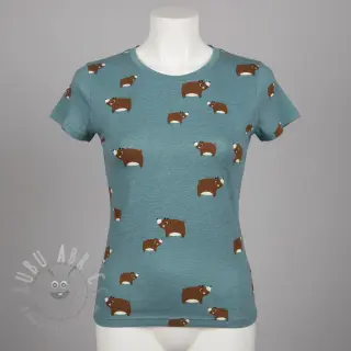 Tricot Bears smoke blue melange