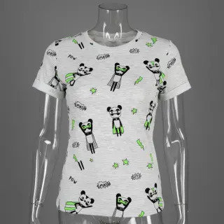 Úplet NEON Super heroes ecru melange