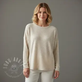 Tricot met linnen WAFFLE SIMPLY NATURAL