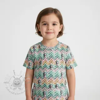 Tricot Cutie Unicorn digital print