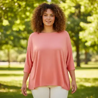 Úplet VISCOSE LYCRA HEAVY watermelon