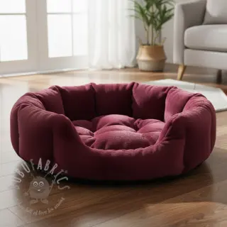 Kunstbont SMOOTH bordeaux
