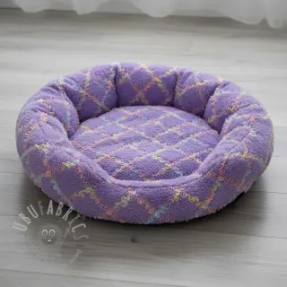 Kunstbont met tule MULTI lilac