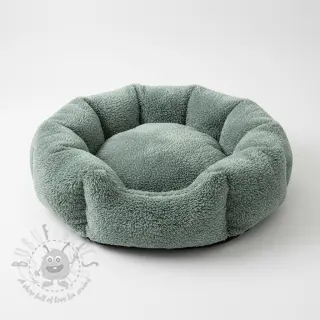 Kunstbont LUREX SILVER old green