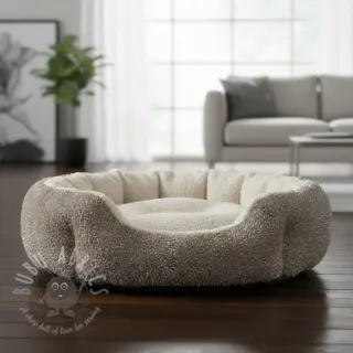 Kunstbont LUREX SILVER taupe