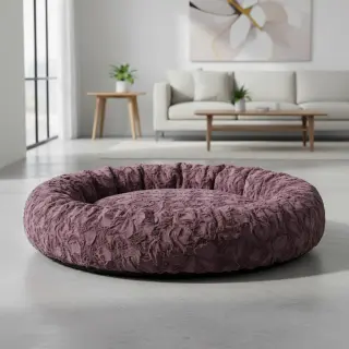 Umelá kožušina aubergine