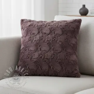 Kunstbont aubergine