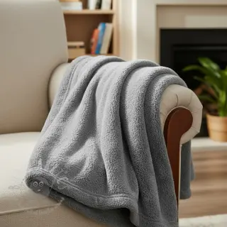 Kunstbont LUREX SILVER grey