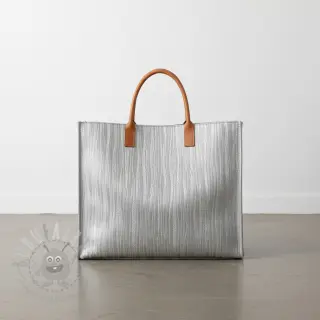 Kunstleer ECORCE argent