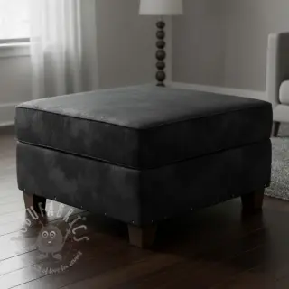 Kunstleer voor kleding FOIL black