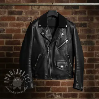 Kunstleer voor kleding black