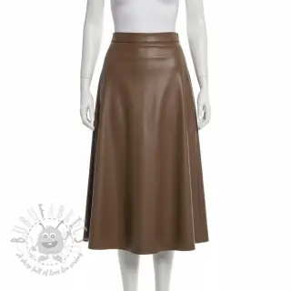 Kunstleer voor kleding taupe