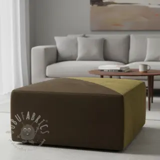Kunstleer suède ALASKA mousse/brun