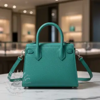Kunstleer KARIA turquoise