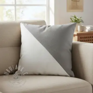 Kunstleer suède ALASKA blanc/perle