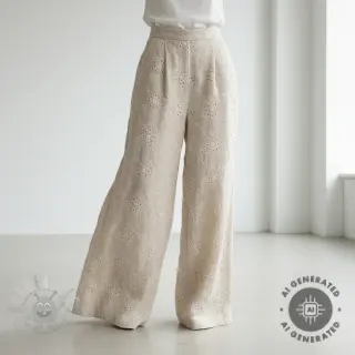 Viscose met linnen Lucy natural