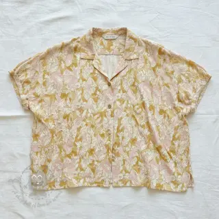 Viscose met linnen CREPE Flowers Tomi digital print