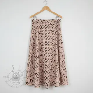 Viscose met linnen Ivy Diamonds design B digital print