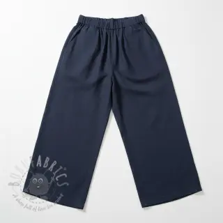 Viscose met linnen PREMIUM navy blue
