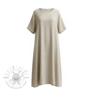 Viscose met linnen PREMIUM sand
