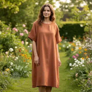 Viscose met linnen PREMIUM brick