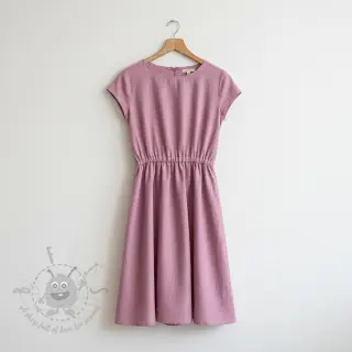 Viscose met linnen PREMIUM old pink