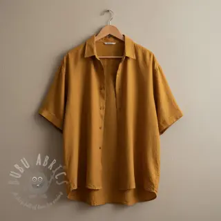Viscose met linnen PREMIUM ochre
