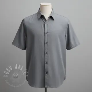 Viscose met linnen PREMIUM middle grey