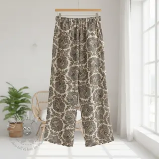 Viscose met linnen Lizzy flowy grey