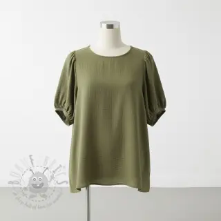 Viscose met linnen CRINCLE pickle