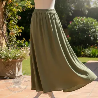 Viscose met linnen CRINCLE pickle
