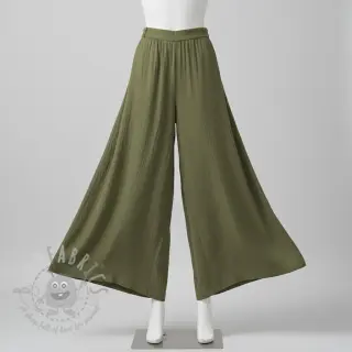 Viscose met linnen CRINCLE pickle