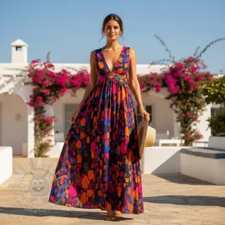 Viscose SATIN Imagine digital print