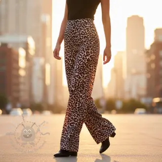Viscose SATIN Animal skin digital print