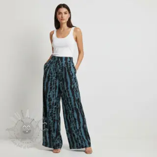 Viscose RADIANCE Imagine blue digital print