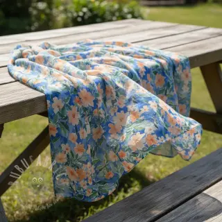 Viscose RADIANCE Flower Jane digital print