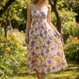 Viscose RADIANCE Flower Inay digital print
