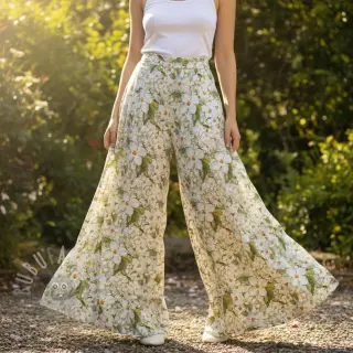 Viscose RADIANCE Francesca flowers digital print