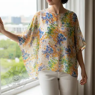 Viscose RADIANCE Danaan yellow digital print