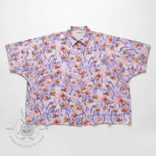 Viscose RADIANCE Dried flower digital print