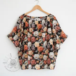 Viscose RAYON POPLIN Knitted design F digital print