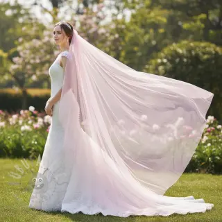 Tule voor TUTU-rok light pink 160 cm